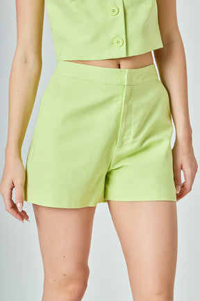 High Waisted Relaxed Shorts