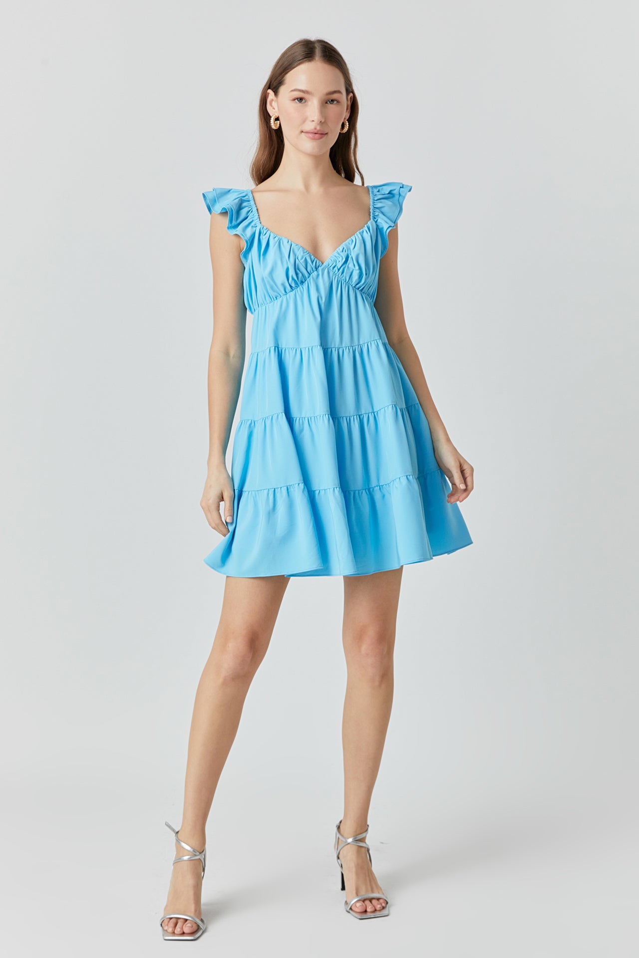 ENDLESS ROSE - Tiered Mini Dress - DRESSES available at Objectrare