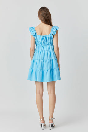 ENDLESS ROSE - Tiered Mini Dress - DRESSES available at Objectrare