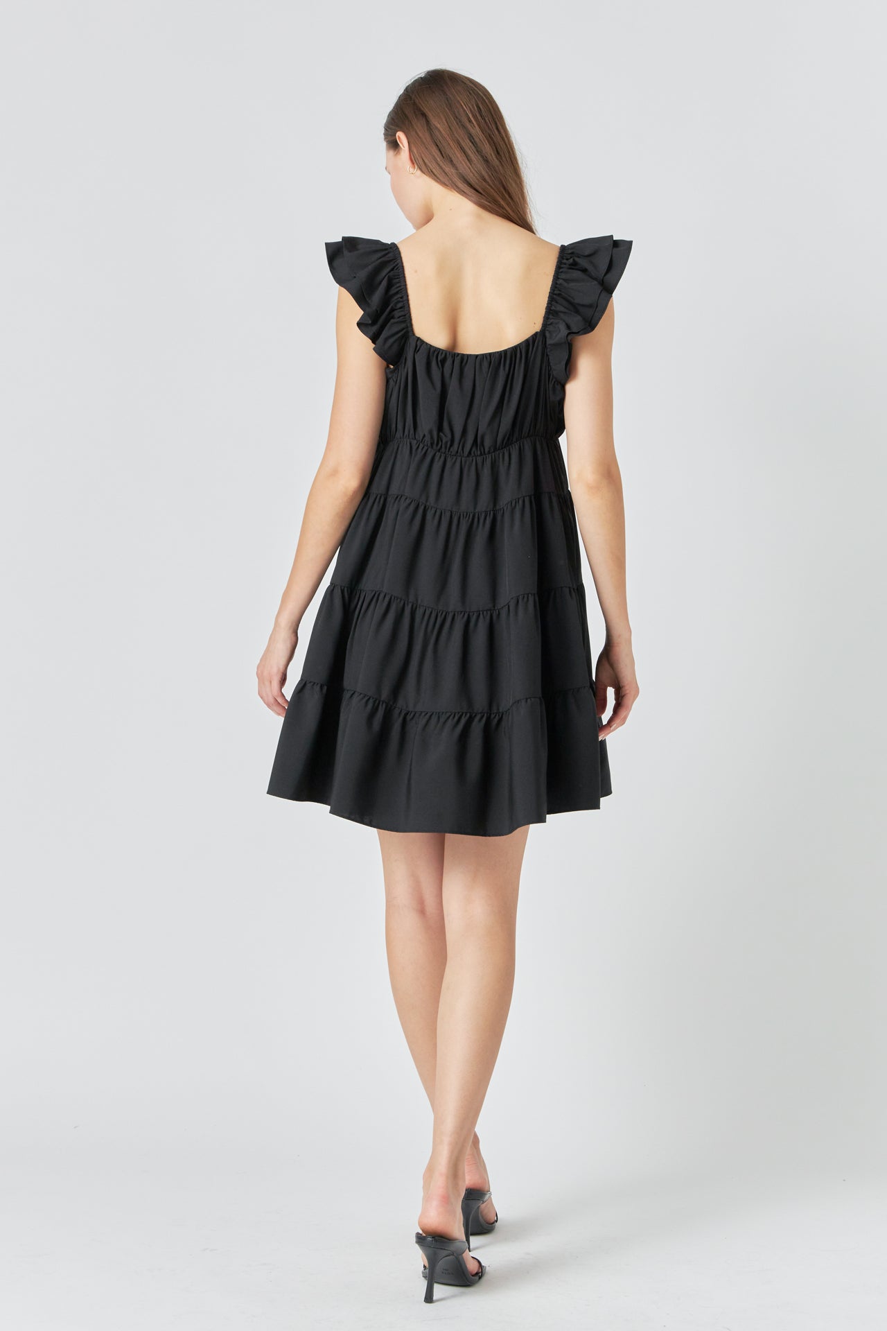 ENDLESS ROSE - Tiered Mini Dress - DRESSES available at Objectrare