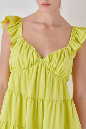 Tiered Mini Dress