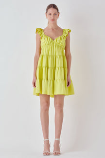 Tiered Mini Dress