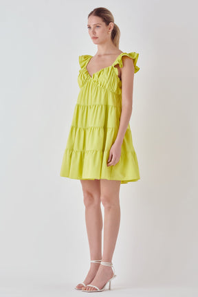 Tiered Mini Dress