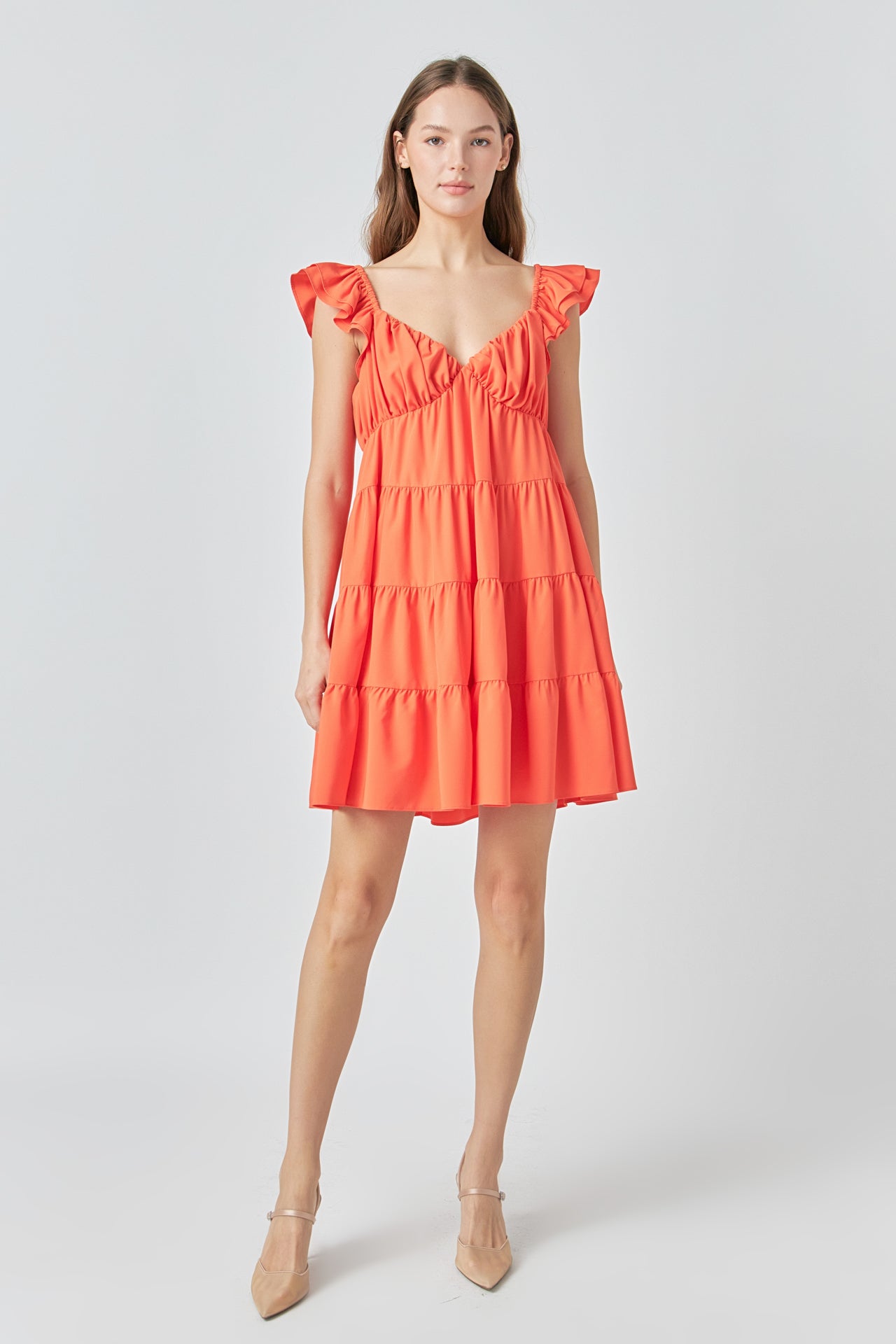 ENDLESS ROSE - Tiered Mini Dress - DRESSES available at Objectrare