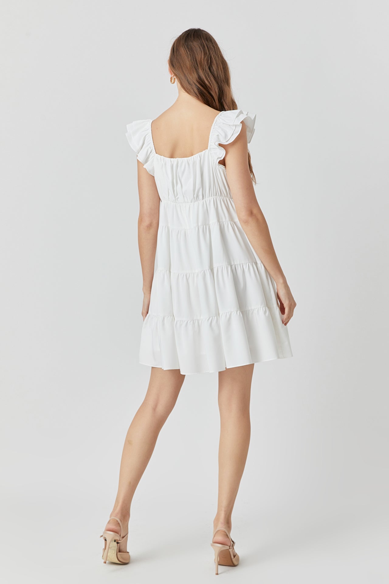 ENDLESS ROSE - Tiered Mini Dress - DRESSES available at Objectrare