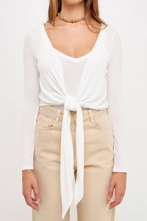 GREY LAB - Two Piece Set Cardigan Cami - TOPS available at Objectrare