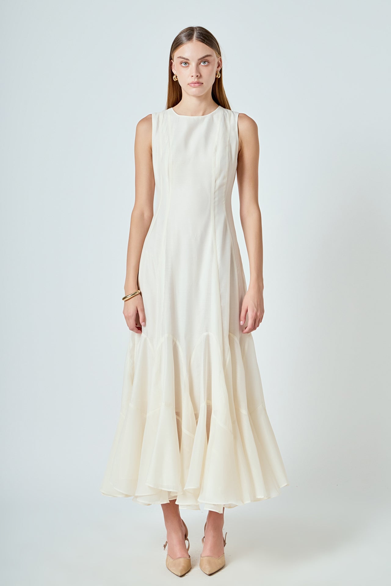 ENDLESS ROSE - Godet Detail Maxi Dress - DRESSES available at Objectrare