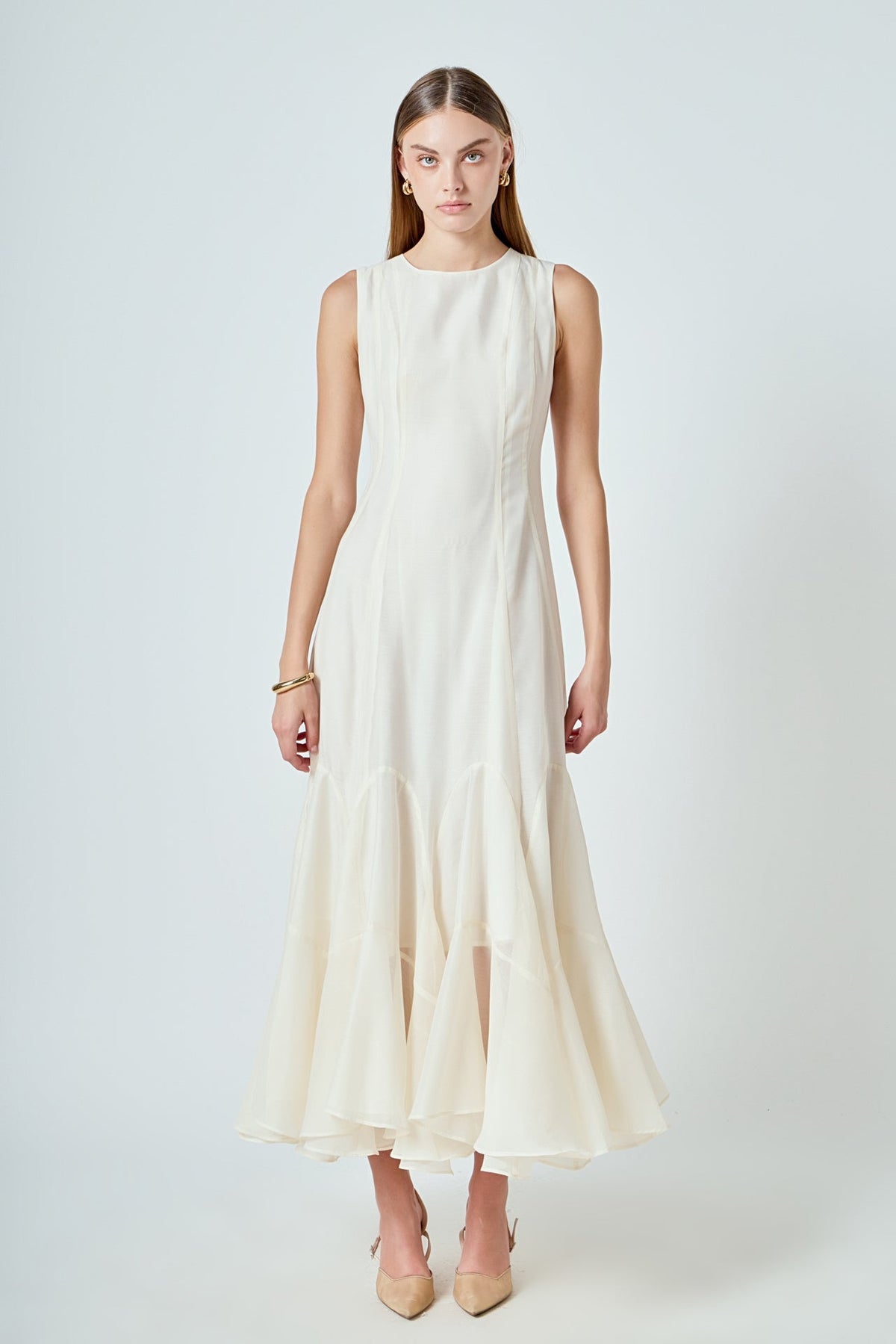 ENDLESS ROSE - Godet Detail Maxi Dress - DRESSES available at Objectrare