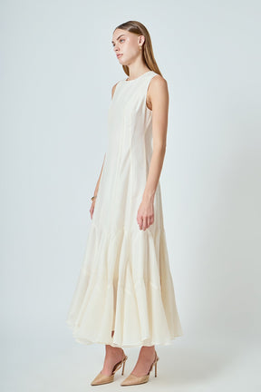 ENDLESS ROSE - Godet Detail Maxi Dress - DRESSES available at Objectrare