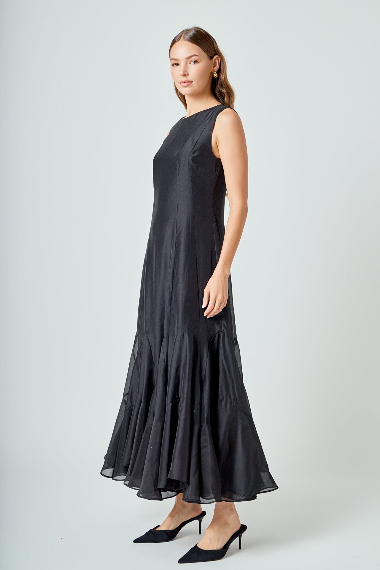 ENDLESS ROSE - Godet Detail Maxi Dress - DRESSES available at Objectrare