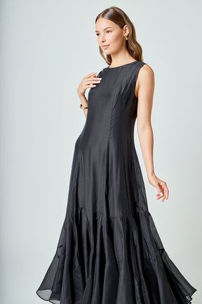 ENDLESS ROSE - Godet Detail Maxi Dress - DRESSES available at Objectrare