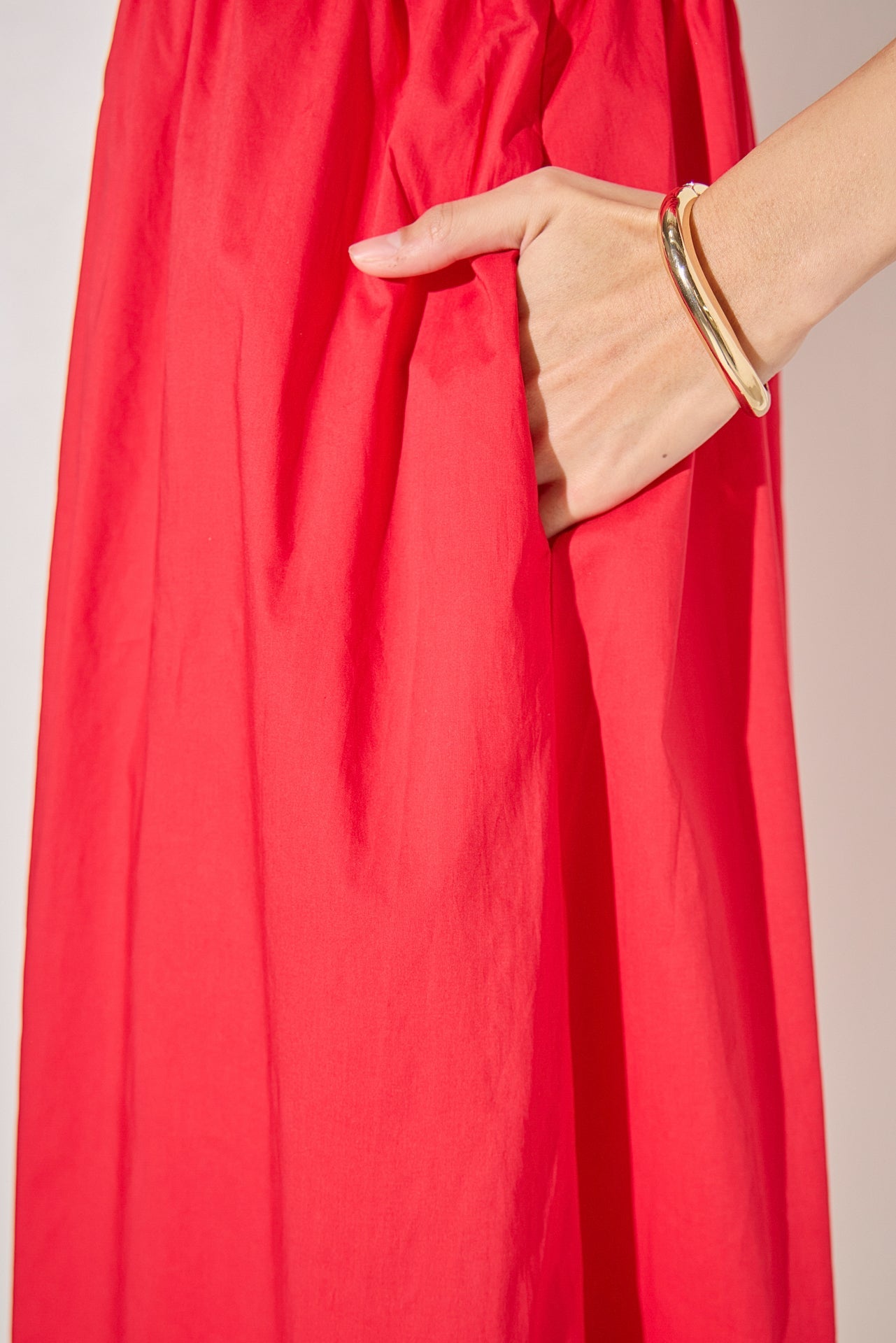 LA'VEN - Cotton Eyelet Midi Dress - DRESSES available at Objectrare