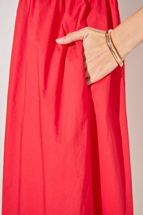 LA'VEN - Cotton Eyelet Midi Dress - DRESSES available at Objectrare