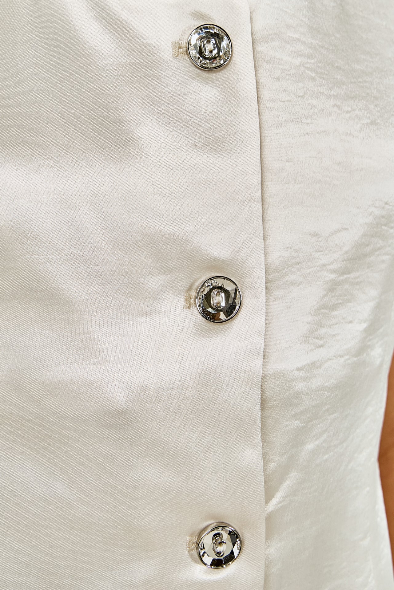 ENDLESS ROSE - Satin Velvet Scoop Neck Top - TOPS available at Objectrare