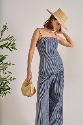 ENGLISH FACTORY - Striped Long Top - TOPS available at Objectrare