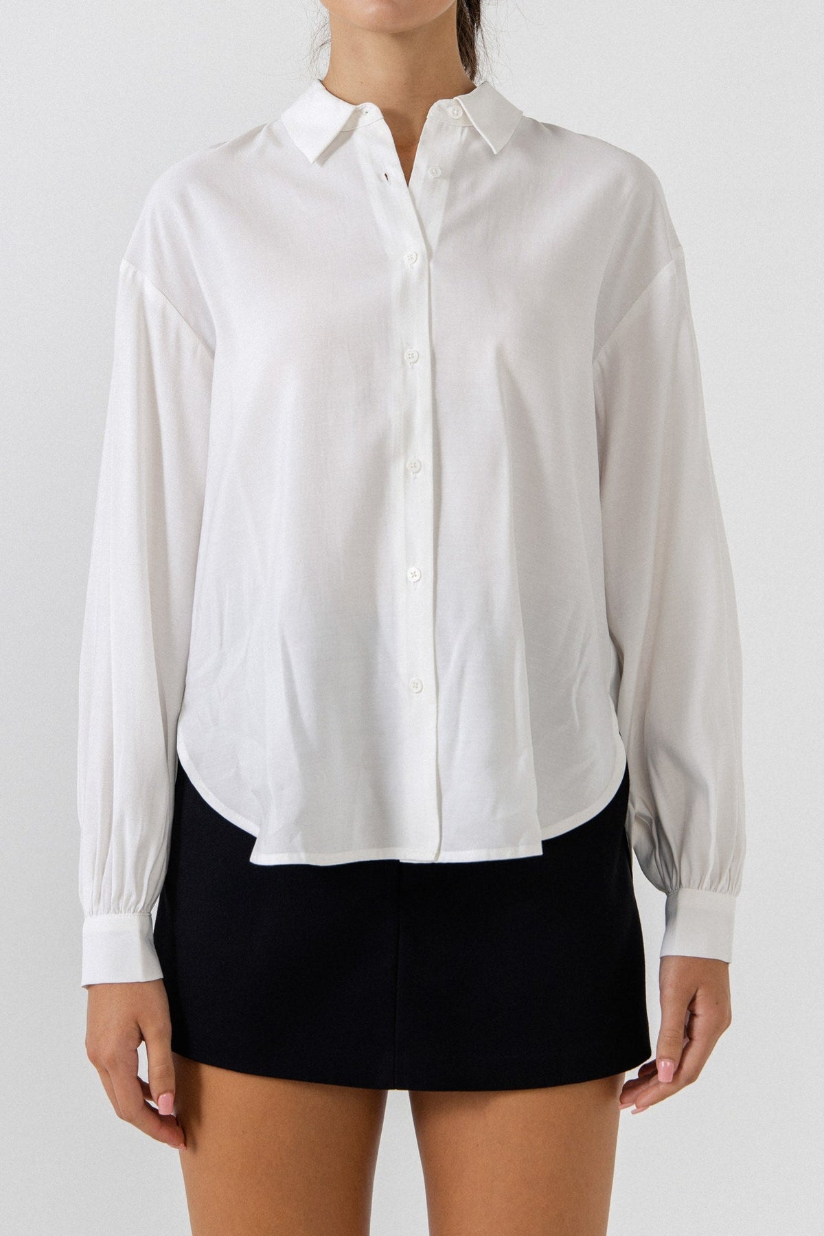 ENDLESS ROSE - Endless Rose - Classic High Low Blouse - SHIRTS & BLOUSES available at Objectrare