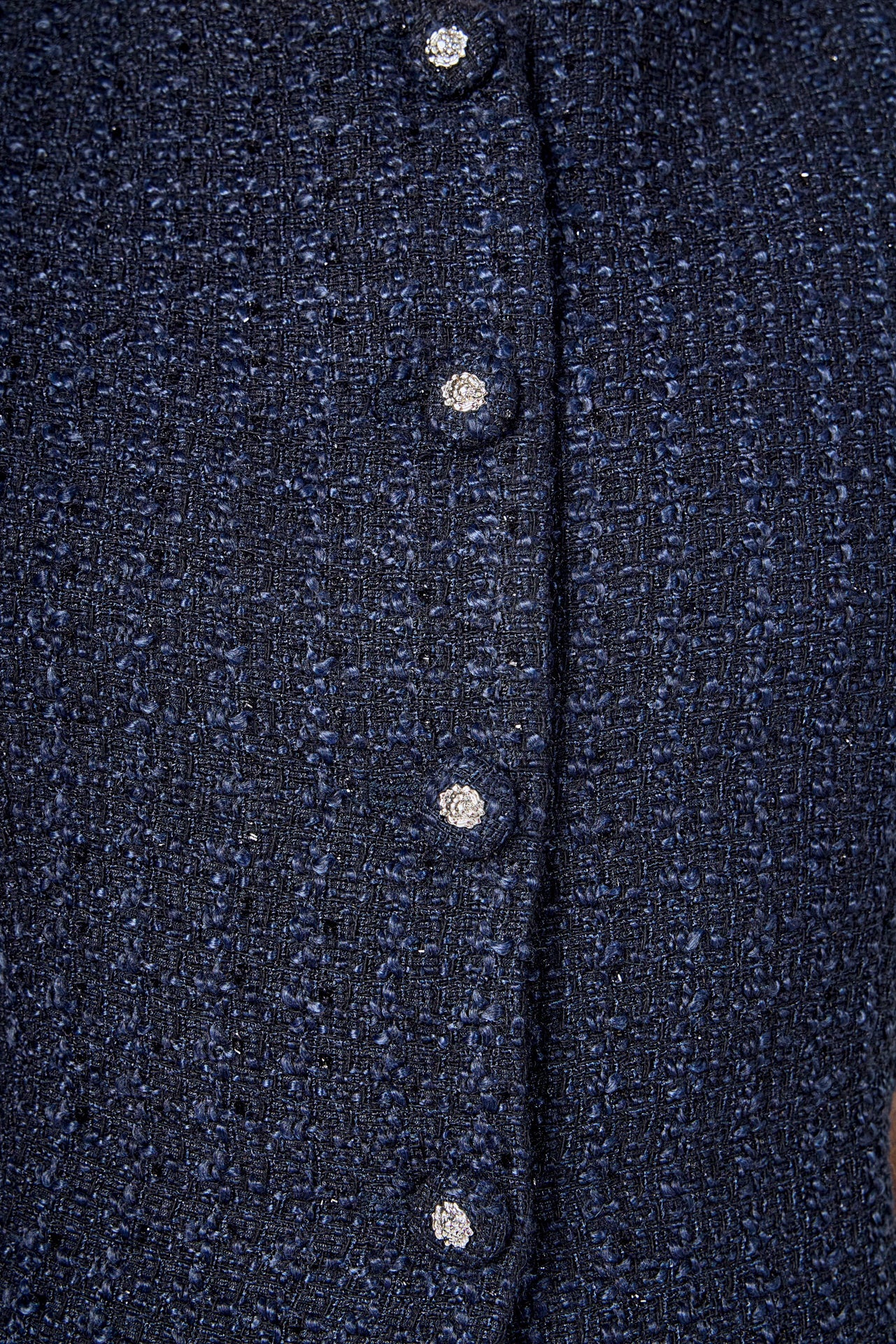 ENDLESS ROSE - Tweed Buttoned Sleeveless Top - TOPS available at Objectrare