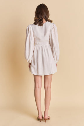 ENDLESS ROSE - Twist Front Mini Dress - DRESSES available at Objectrare