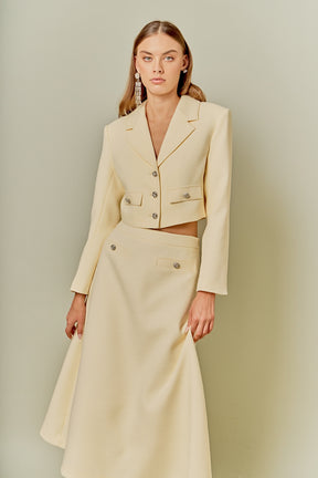 Cropped Tweed Jacket