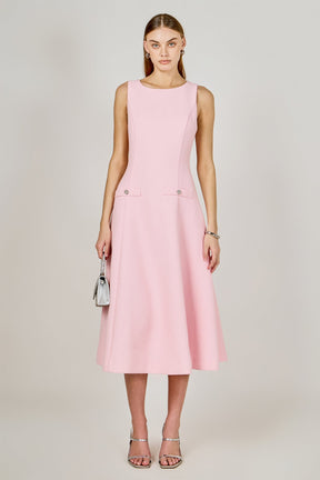 ENDLESS ROSE - Tweed Midi Dress - DRESSES available at Objectrare