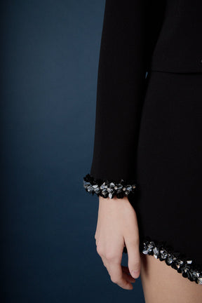 ENDLESS ROSE - Jewel Scalloped Jacket - OUTERWEAR available at Objectrare