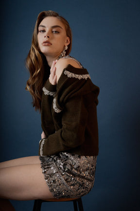 ENDLESS ROSE - Jewel Cardigan - SWEATERS & KNITS available at Objectrare