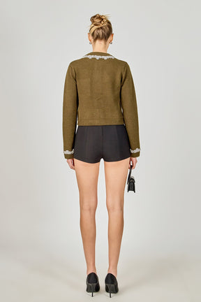 ENDLESS ROSE - Jewel Cardigan - SWEATERS & KNITS available at Objectrare