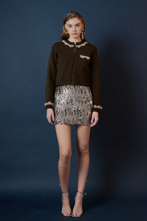 ENDLESS ROSE - Jewel Cardigan - SWEATERS & KNITS available at Objectrare