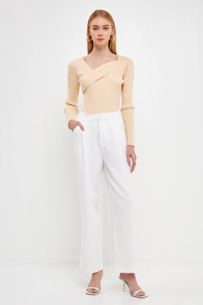 ENDLESS ROSE - Knit Wrap Sweater - SWEATERS & KNITS available at Objectrare