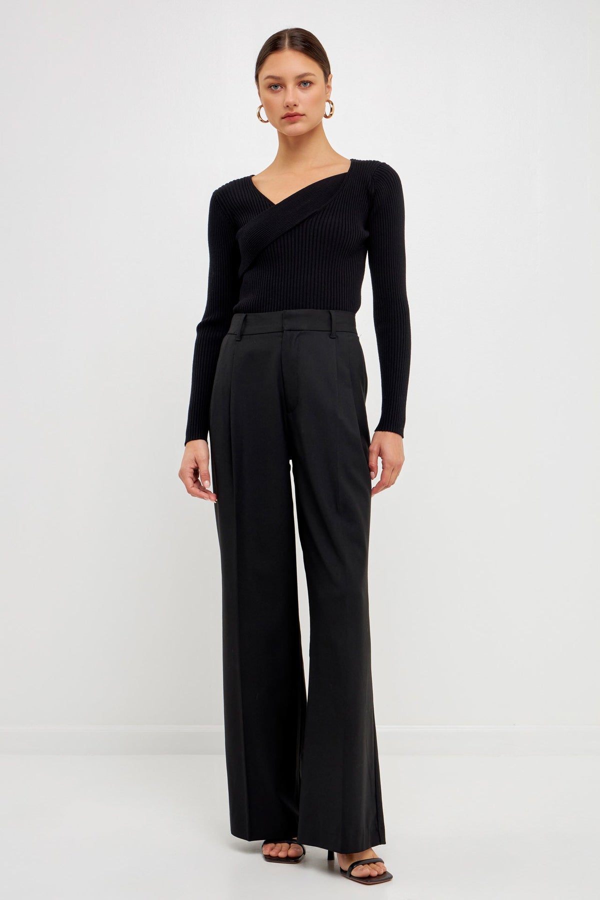 ENDLESS ROSE - Knit Wrap Sweater - SWEATERS & KNITS available at Objectrare