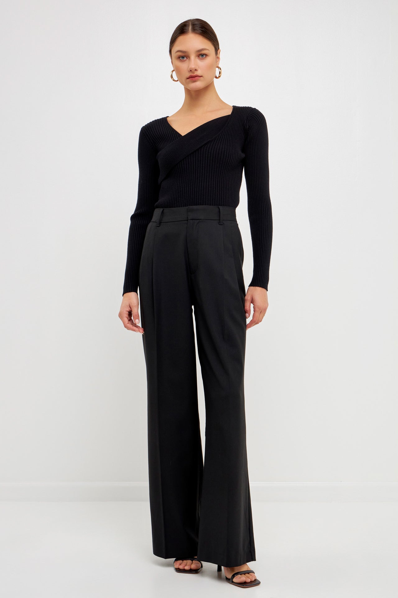 ENDLESS ROSE - Knit Wrap Sweater - SWEATERS & KNITS available at Objectrare