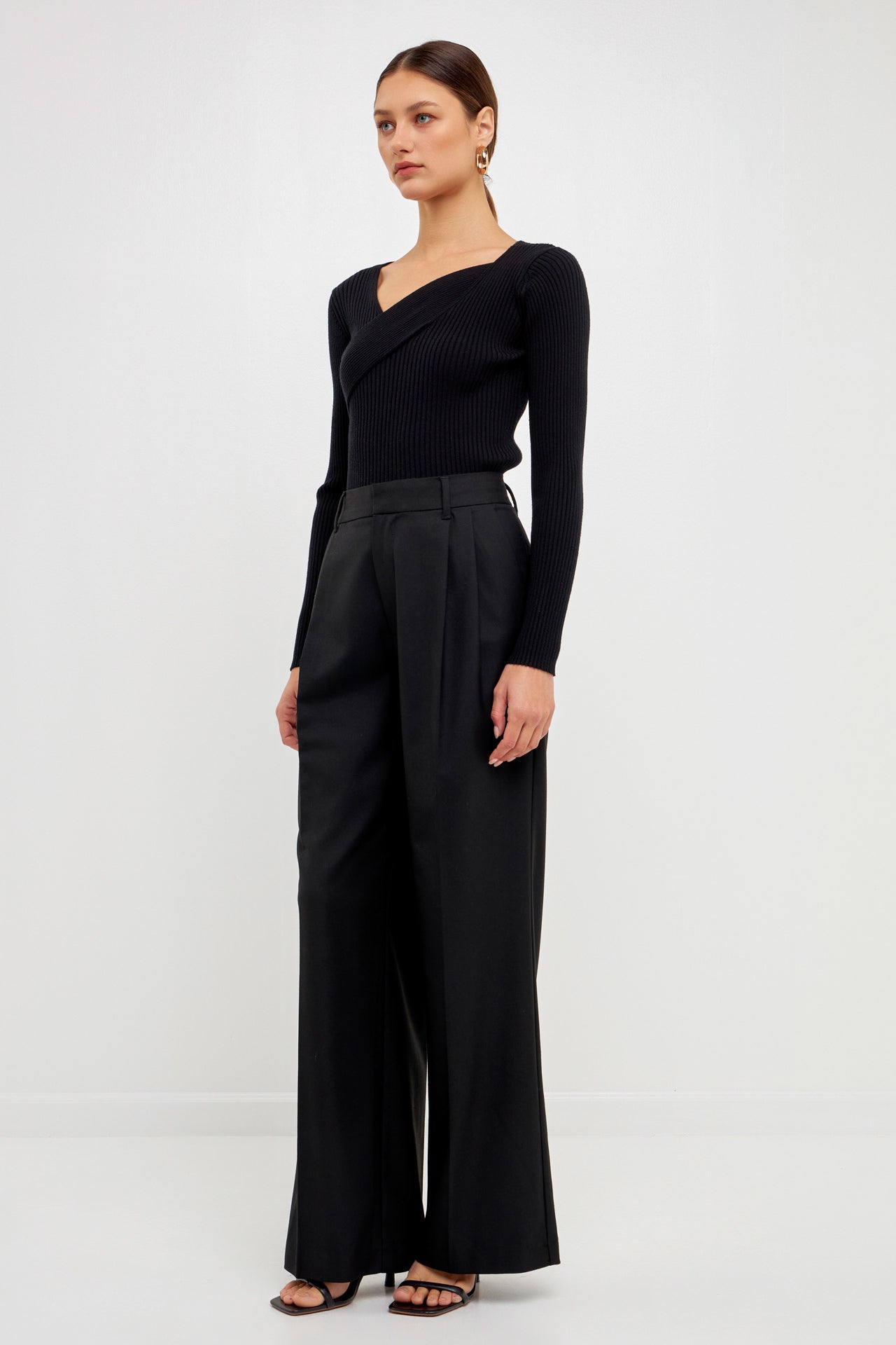 ENDLESS ROSE - Knit Wrap Sweater - SWEATERS & KNITS available at Objectrare