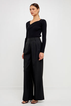 ENDLESS ROSE - Knit Wrap Sweater - SWEATERS & KNITS available at Objectrare