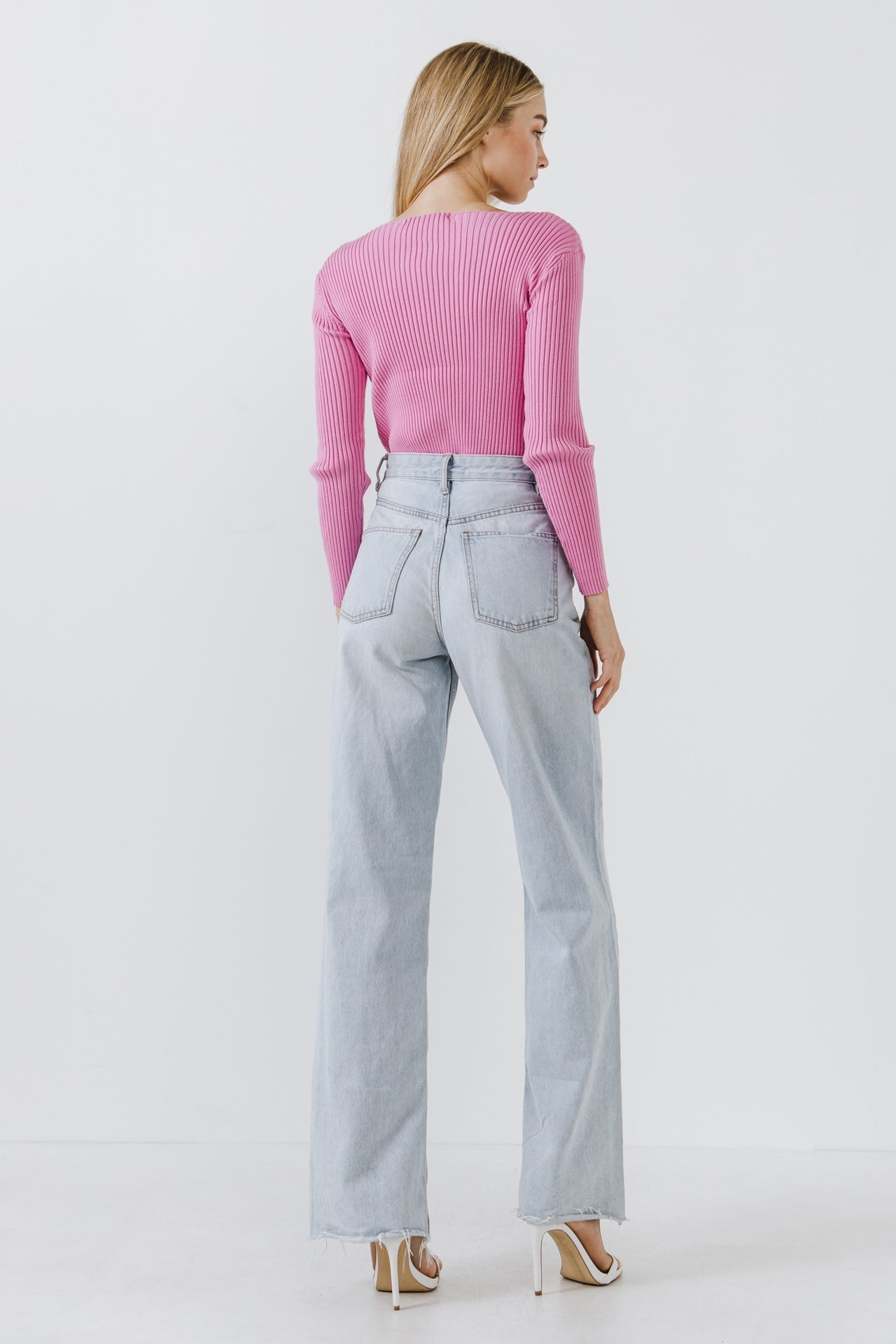 ENDLESS ROSE - Knit Wrap Sweater - SWEATERS & KNITS available at Objectrare