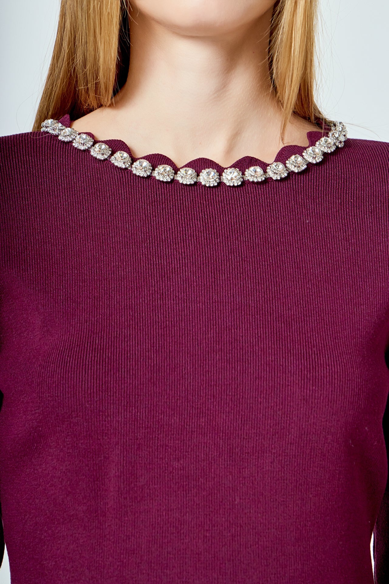 Long Sleeve Jewel Top