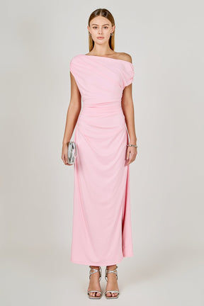 ENDLESS ROSE - Off Shoulder Midi Dress - DRESSES available at Objectrare