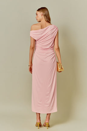 ENDLESS ROSE - Off Shoulder Midi Dress - DRESSES available at Objectrare