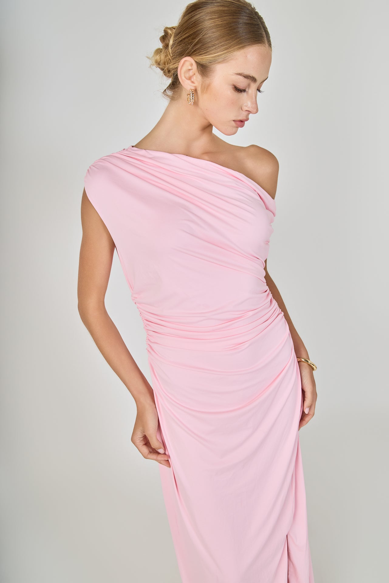 ENDLESS ROSE - Off Shoulder Midi Dress - DRESSES available at Objectrare