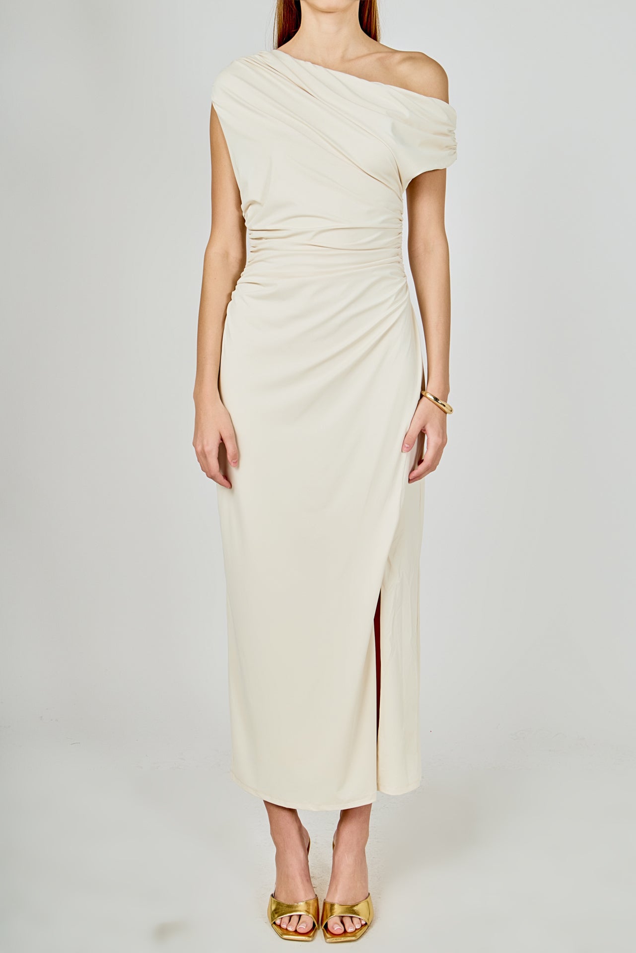 ENDLESS ROSE - Off Shoulder Midi Dress - DRESSES available at Objectrare