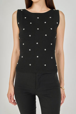 Jewel Embellished Top