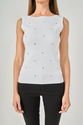 Jewel Embellished Top