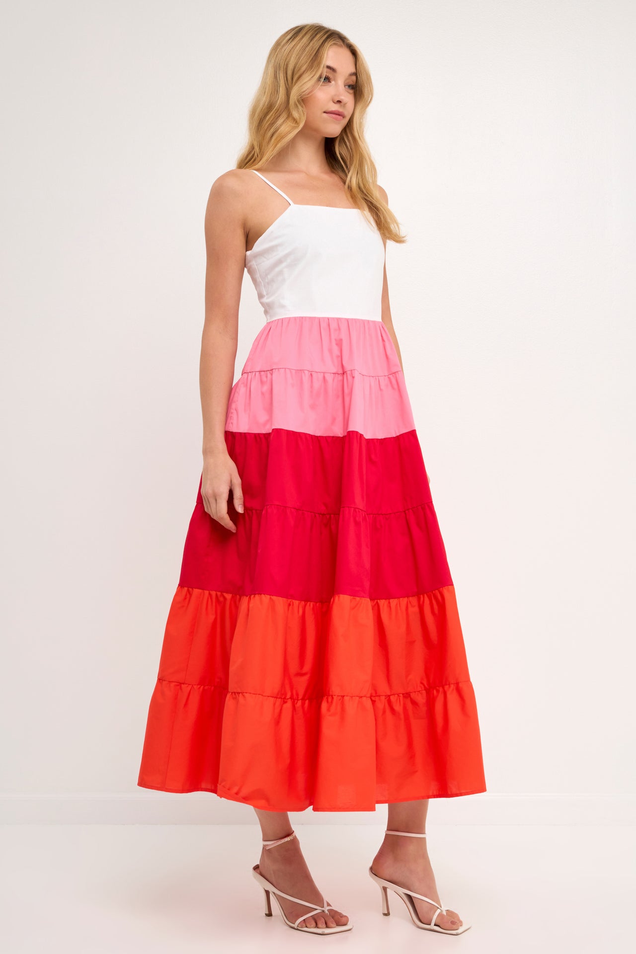 ENGLISH FACTORY - English Factory - Color Block Spaghetti Maxi - DRESSES available at Objectrare