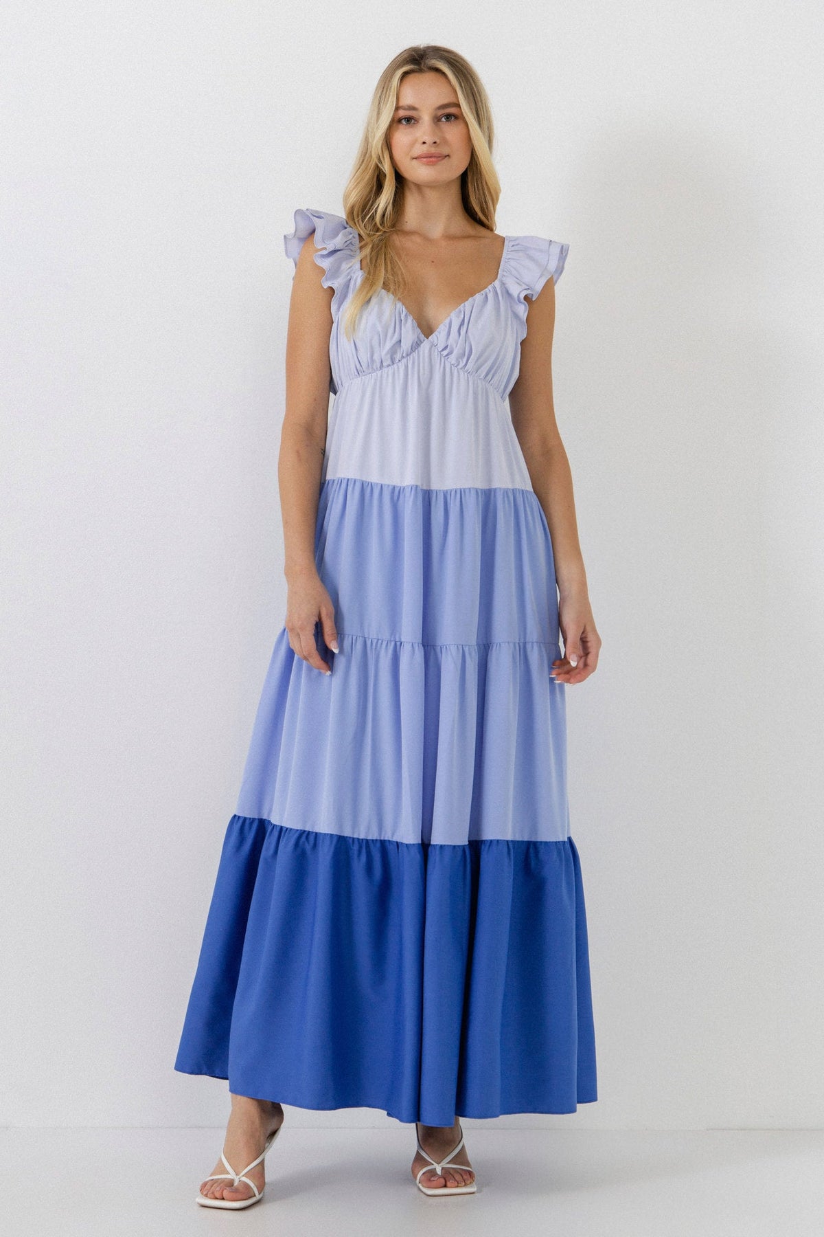 ENGLISH FACTORY - Sweet Heart Color Block Maxi Dress- Sold Out - DRESSES available at Objectrare