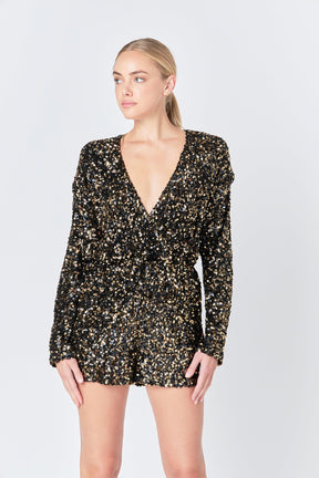 Sequin Romper