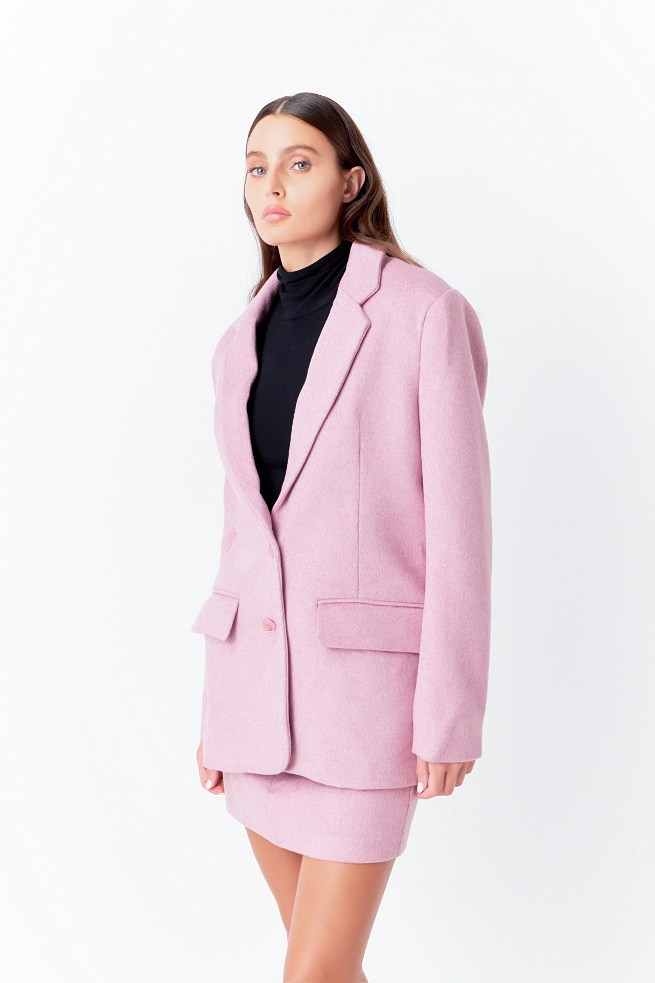 ENDLESS ROSE - Endless Rose - Wool Boxy Oversize Blazer - BLAZERS available at Objectrare