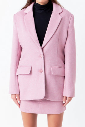 ENDLESS ROSE - Endless Rose - Wool Boxy Oversize Blazer - BLAZERS available at Objectrare