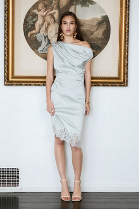 ENDLESS ROSE - Satin Midi Skirt - SKIRTS available at Objectrare