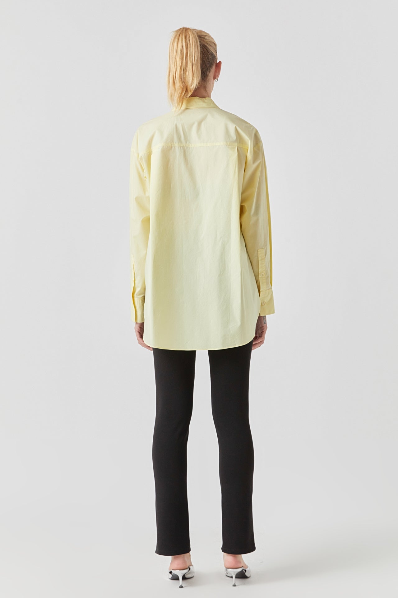 GREY LAB - Oversize Collared Shirt - TOPS available at Objectrare