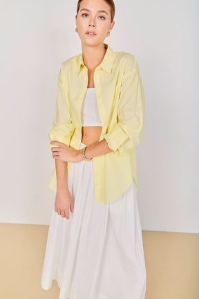 Oversize Collared Shirt