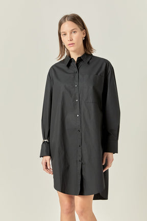 ENGLISH FACTORY - Classic Collared Dress Shirt - DRESSES available at Objectrare